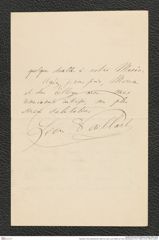 Nachlass Franz Steindachner, Brief von Lèon Louis Vaillant an Franz Steindachner (14.01.1884), Inv.Nr. 556.02, Seite 4